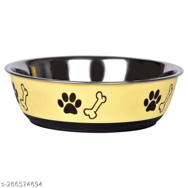 Stainless Steel Feeding Bowls for Pet (Multicolor, 700 ml)