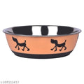 Stainless Steel Feeding Bowl for Pet (Multicolor, 300 ml)